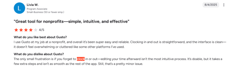 users report editing forgotten clock-ins/outs