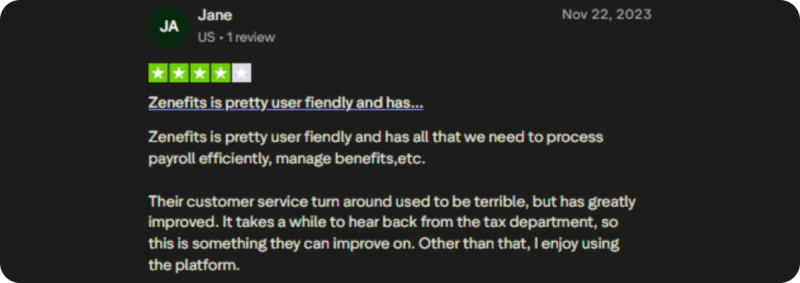 Zenefits offers a user-friendly platform