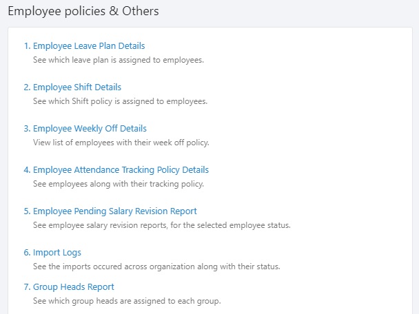 Employee Policies