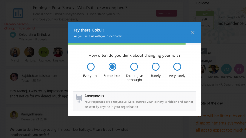 Pulse Survey