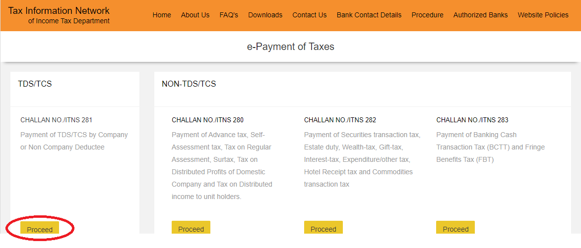e payment of NSDL