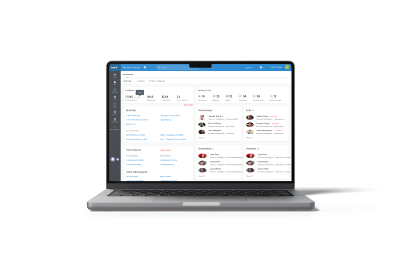employee lifecycle hr dashboard