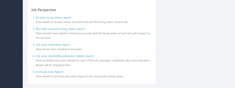 job reports