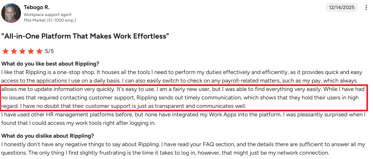 Users commend the support and implementation teams for being responsive
