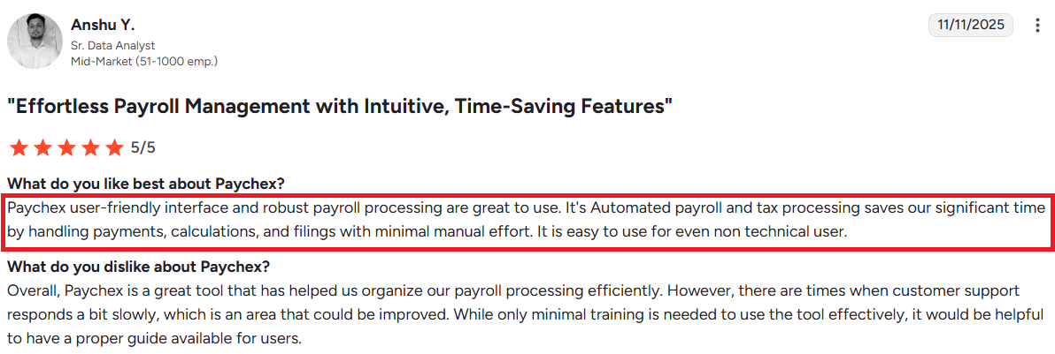 Many users value how easy it is to onboard employees and generate reports