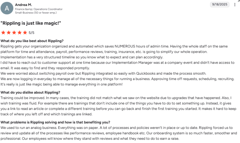 Users highlight how automation saves hours of administrative work and keeps data consistent