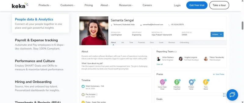 Keka platform overview