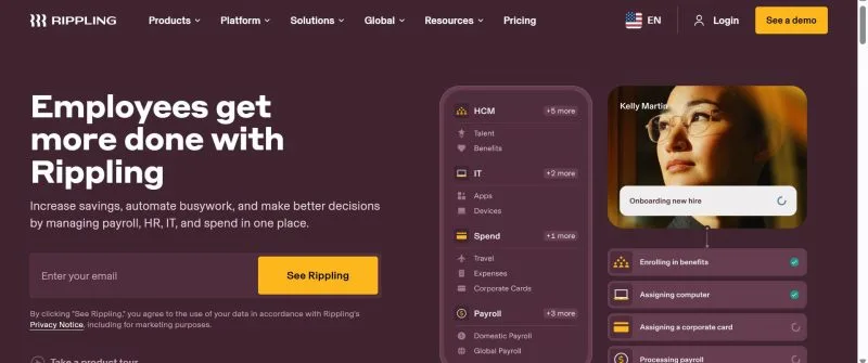 Rippling platform overview