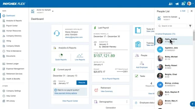 Paychex platform overview