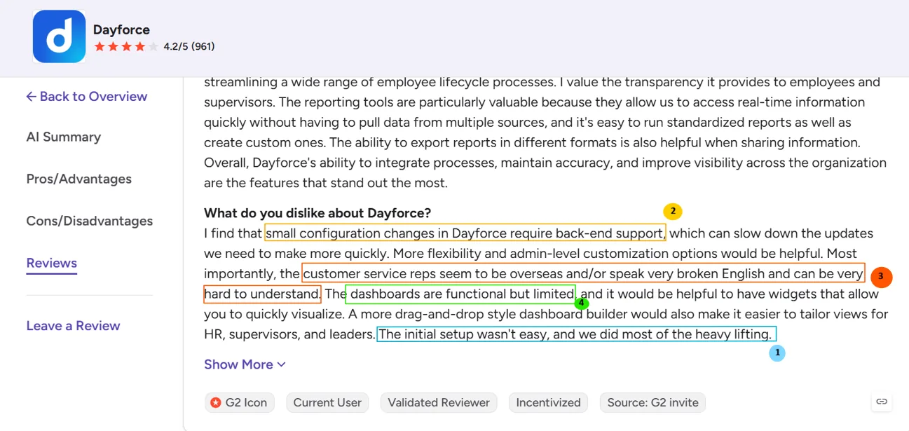 Why teams look for Dayforce alternatives? screenshot