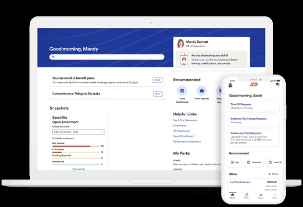 ADP Workforce Now screenshot