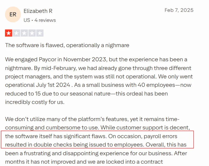 isolved review on trustpilot
