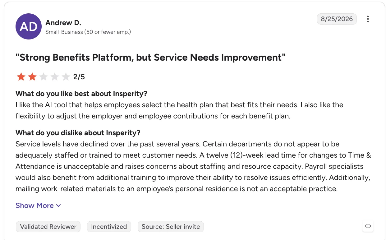 Dated Platform, Inconsistent Support screenshot