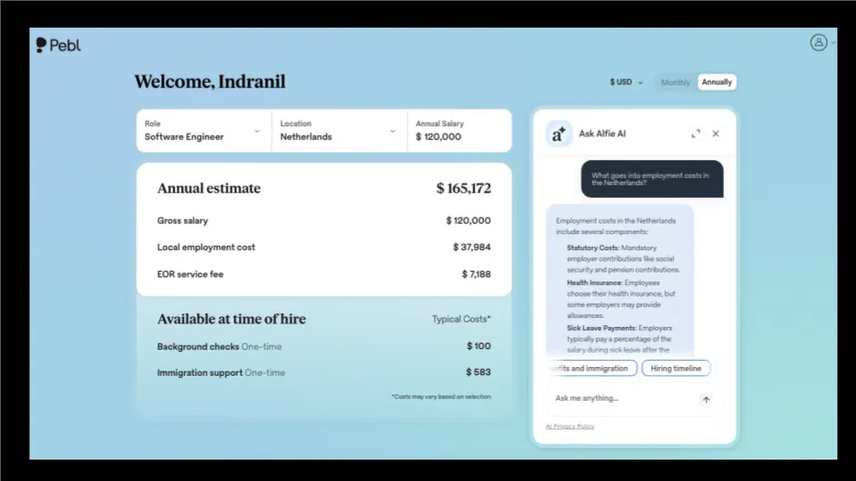 Velocity Global (Pebl) platform overview