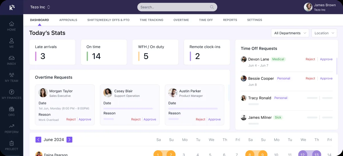 Keka screenshot