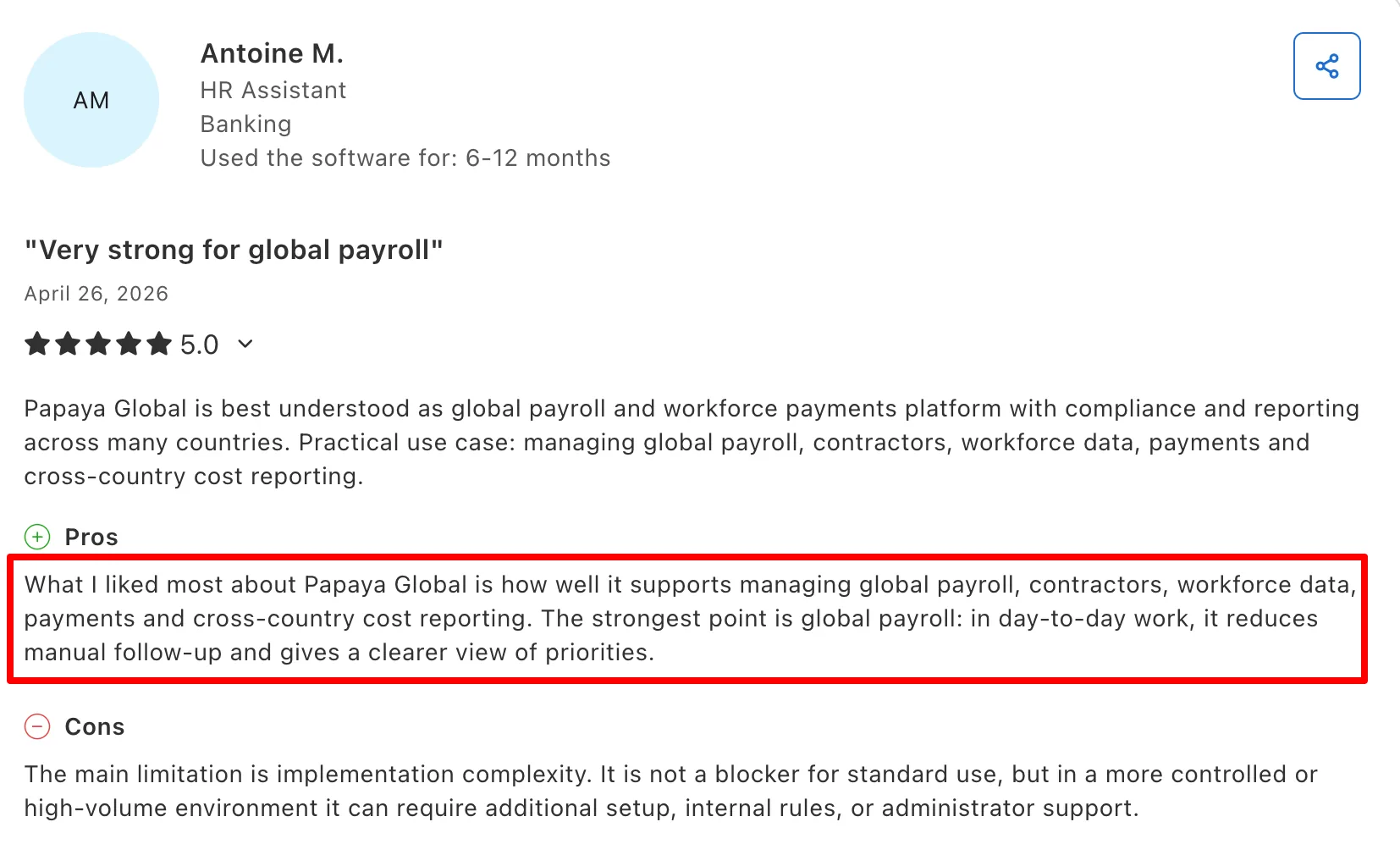 Papaya Global screenshot