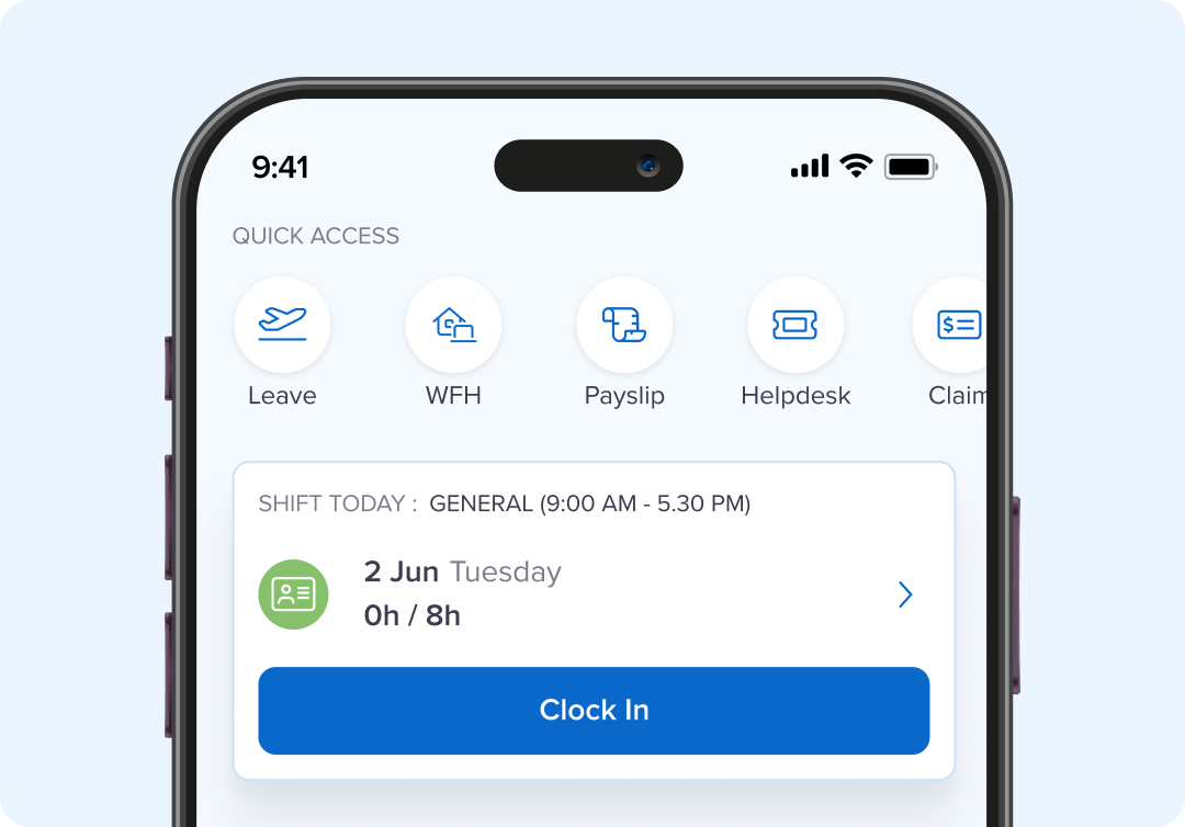 Manage leave and attendance on-the-go