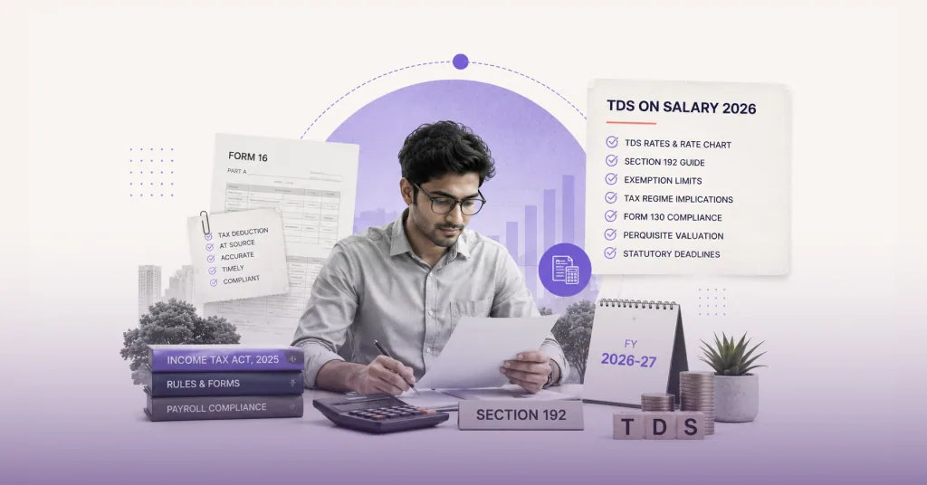 TDS on Salary 2026: Complete Rate Chart and Section 192 Guide for FY 2026-27