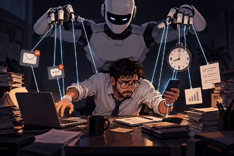 You Rolled Out AI to Do Less Work. So Why Is Everyone Working More?