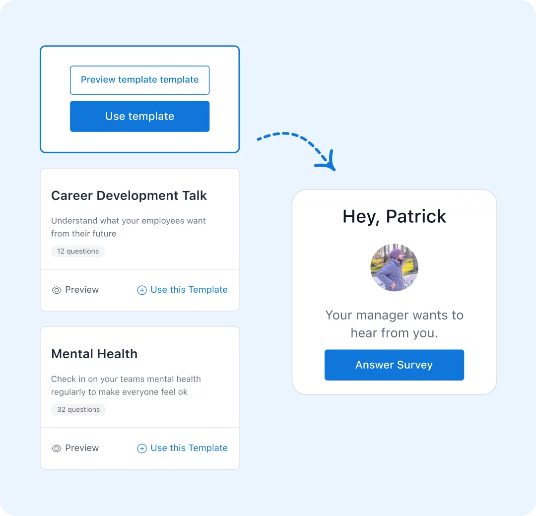 Collect balanced insights across roles and teams